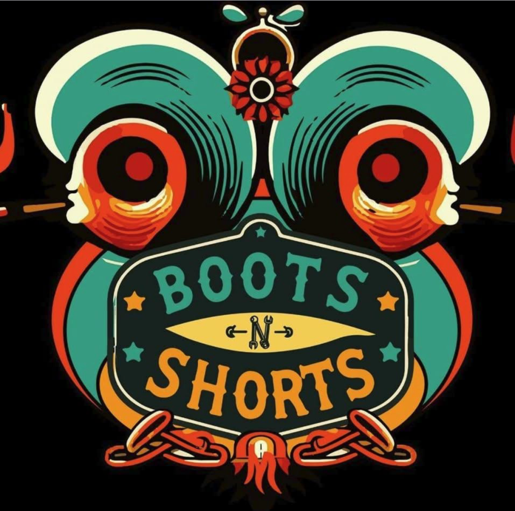 boots + shorts